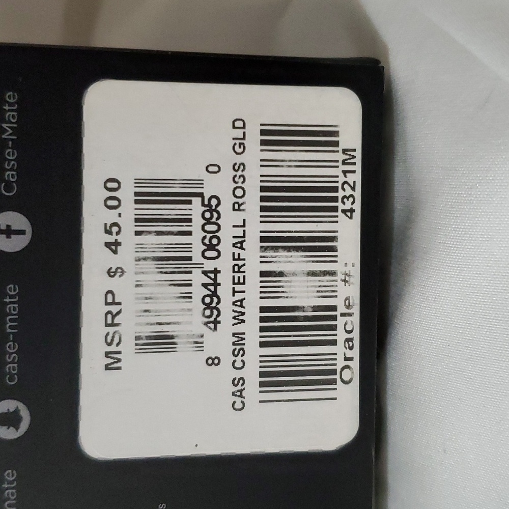 USED IN BOX Case-Mate Waterfall Series Case for Apple iPhone 11 Pro - Gold - Picture 5 of 6
